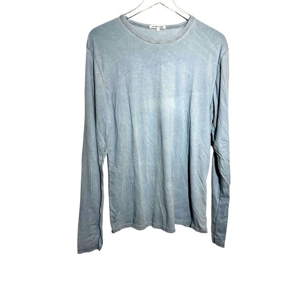 Cotton Citizen mens large long slevee light blue t-shirt lightweight soft - Picture 1 of 8